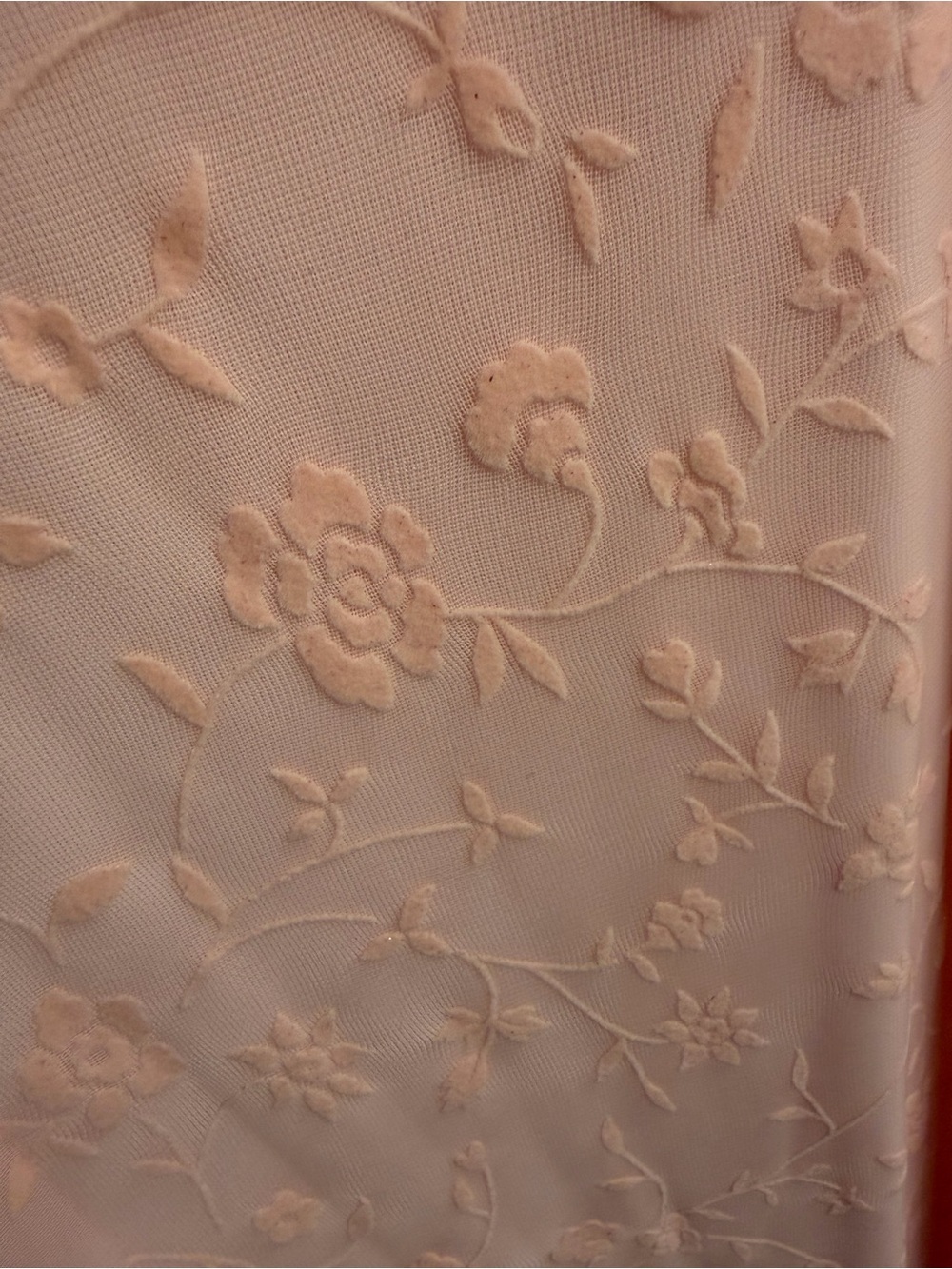 Delicate Velour Dress in Light Rose - Picture 6 of 11
